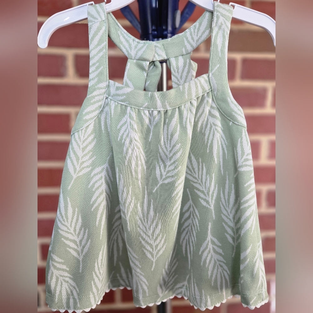 Calypso St Bath Toddler‎ Palm Sage Sun Top Dress 2T New With Tag